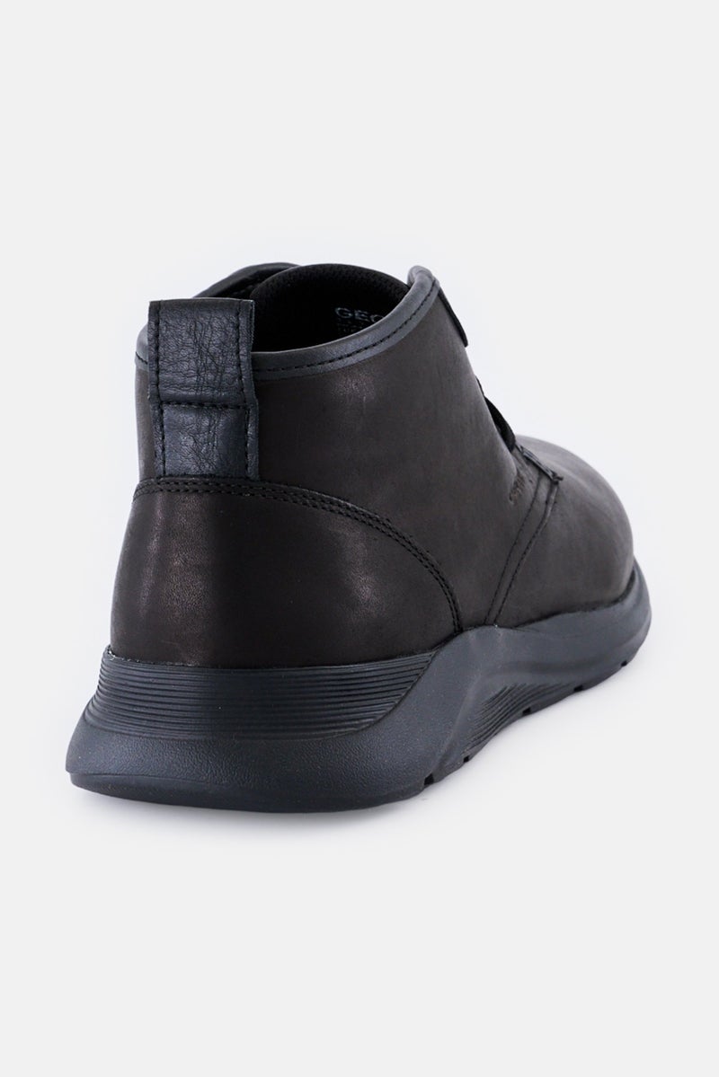 GEOX Men U Damiano Lase Up Ankle Boots, Black - Image 3